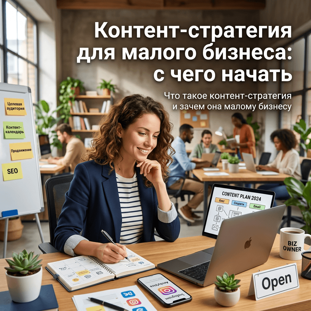 Контент-стратегия для малого бизнеса: с чего начать