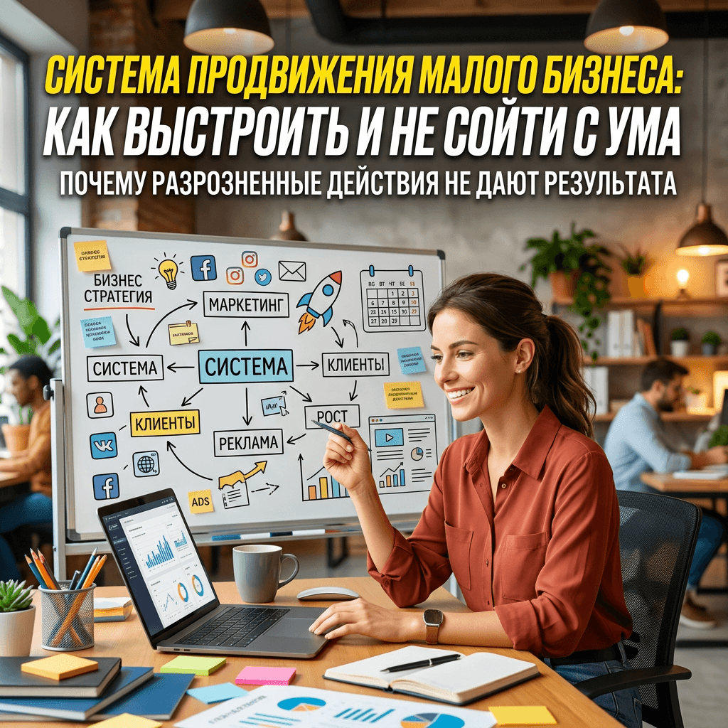 Система продвижения малого бизнеса: как выстроить и не сойти с ума