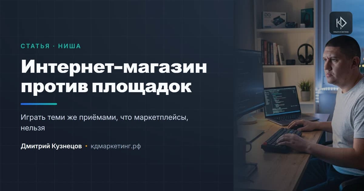 Продвижение интернет-магазина: конкурировать с маркетплейсами или уходить в нишу
