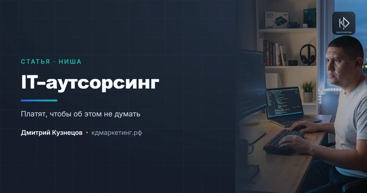 Продвижение IT-аутсорсинга: покупают, чтобы больше об этом не думать