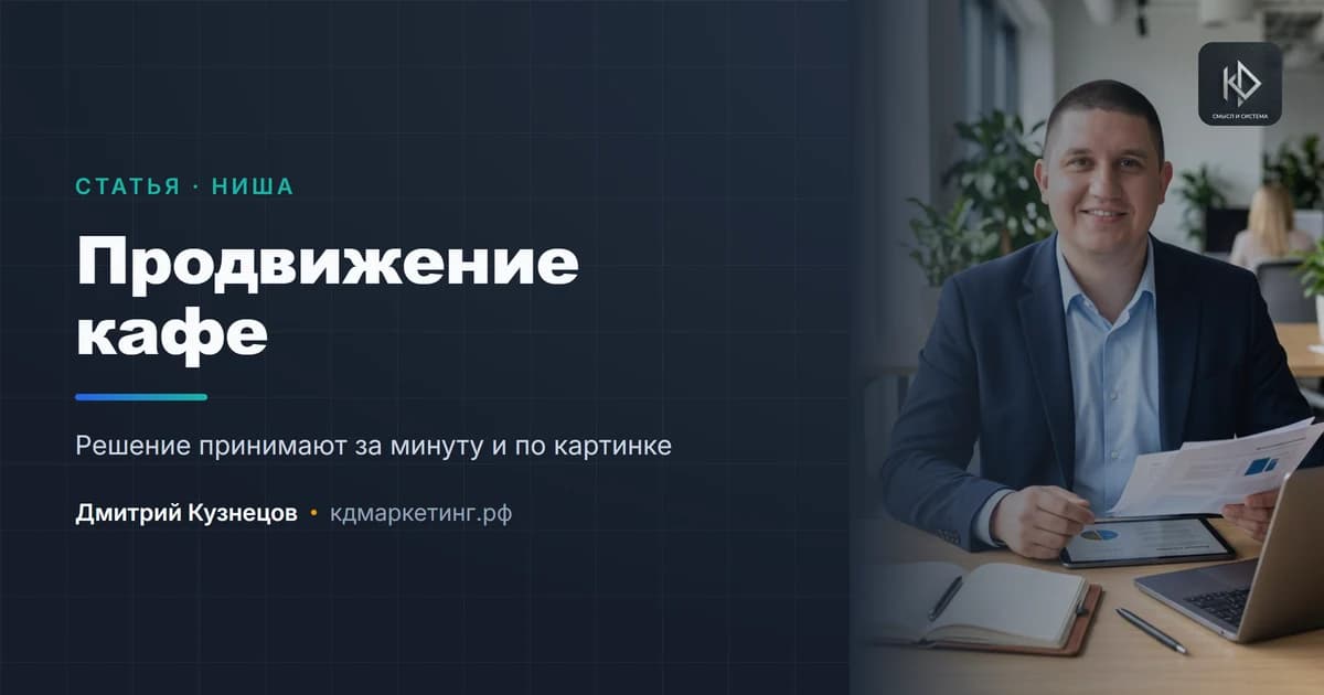 Продвижение кафе: что работает, кроме скидок
