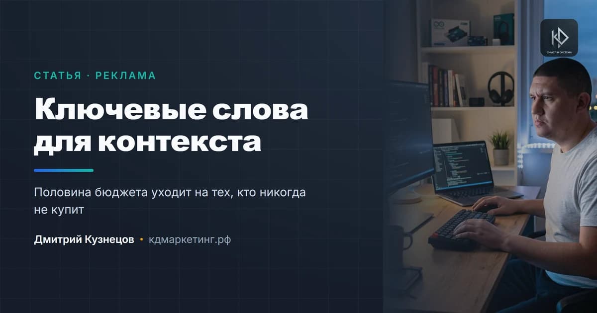 Ключевые слова для контекстной рекламы: как собрать и что вычеркнуть