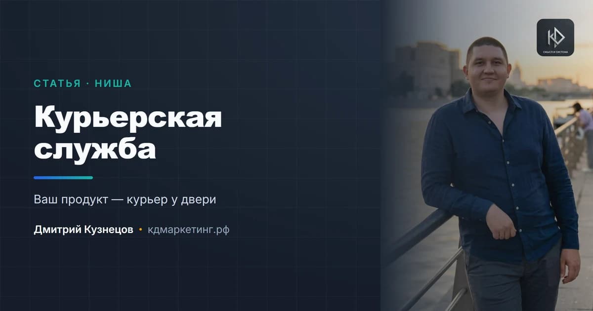 Продвижение курьерской службы: продаёте не доставку, а спокойствие отправителя