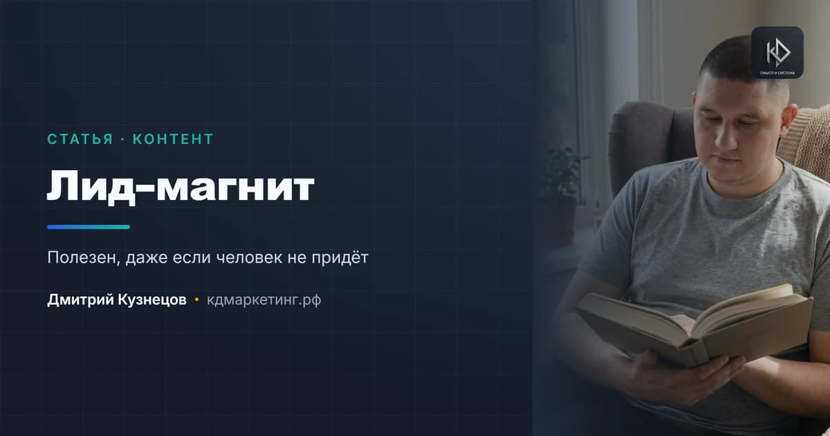Лид-магнит: как сделать так, чтобы его забирали и потом покупали