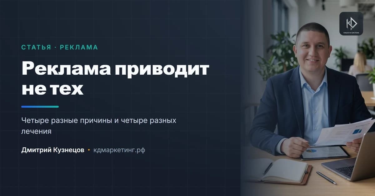 Реклама приводит не тех: как понять и что менять