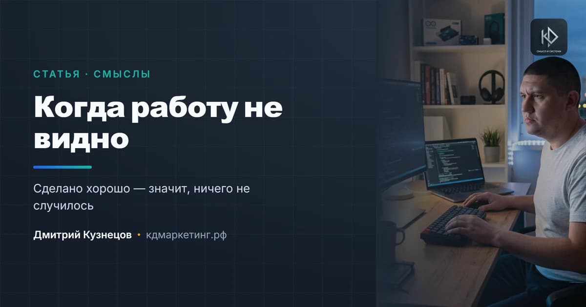 Когда работу не видно: как объяснить ценность профилактики и сопровождения