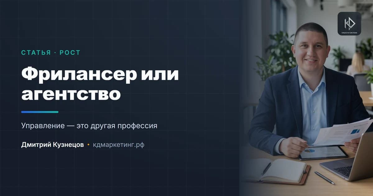 Когда фрилансеру пора становиться агентством