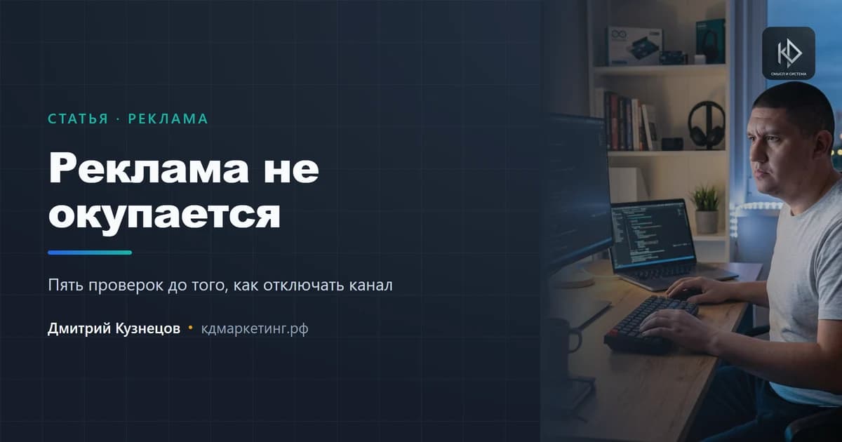 Реклама не окупается: что проверить до того, как отключать