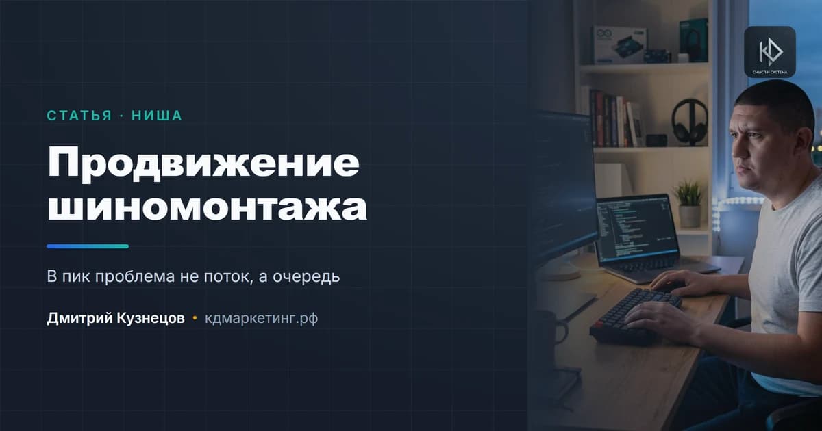 Продвижение шиномонтажа: два месяца в году и остальное время