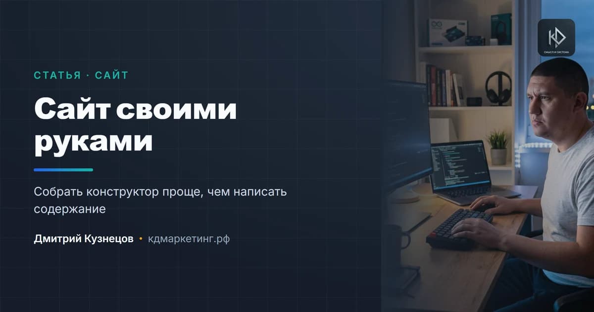 Сайт своими руками: что реально можно сделать самому