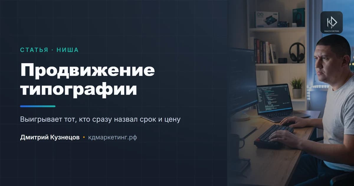 Продвижение типографии: срочные заказы и постоянные клиенты