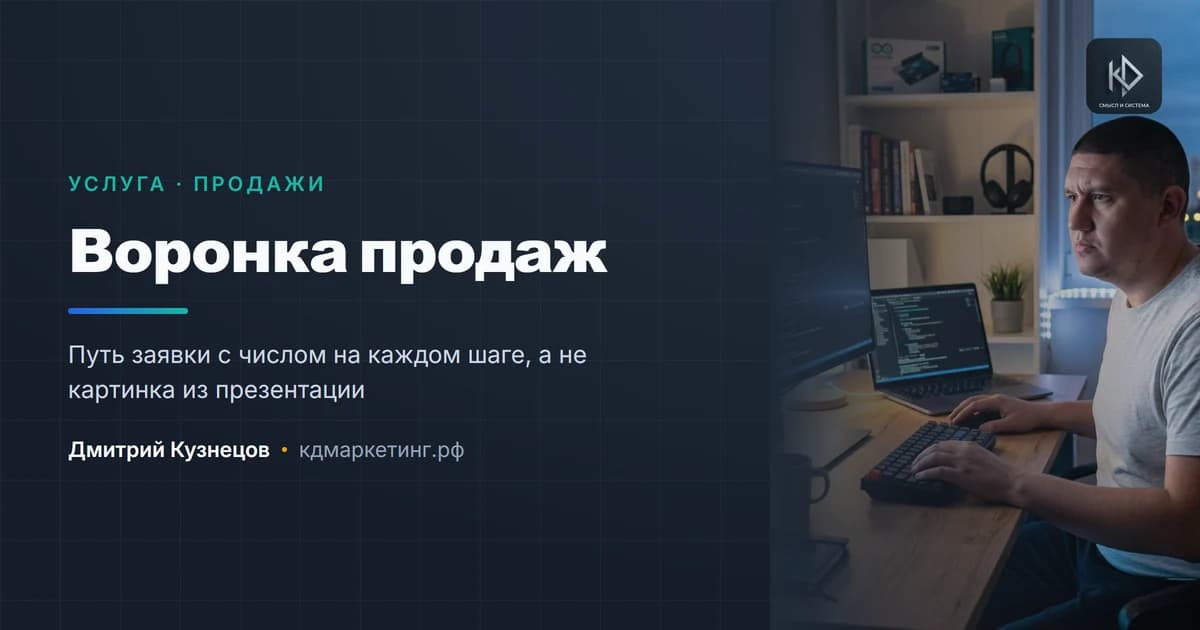 Дмитрий Кузнецов, смысловой маркетолог — построение воронки продаж